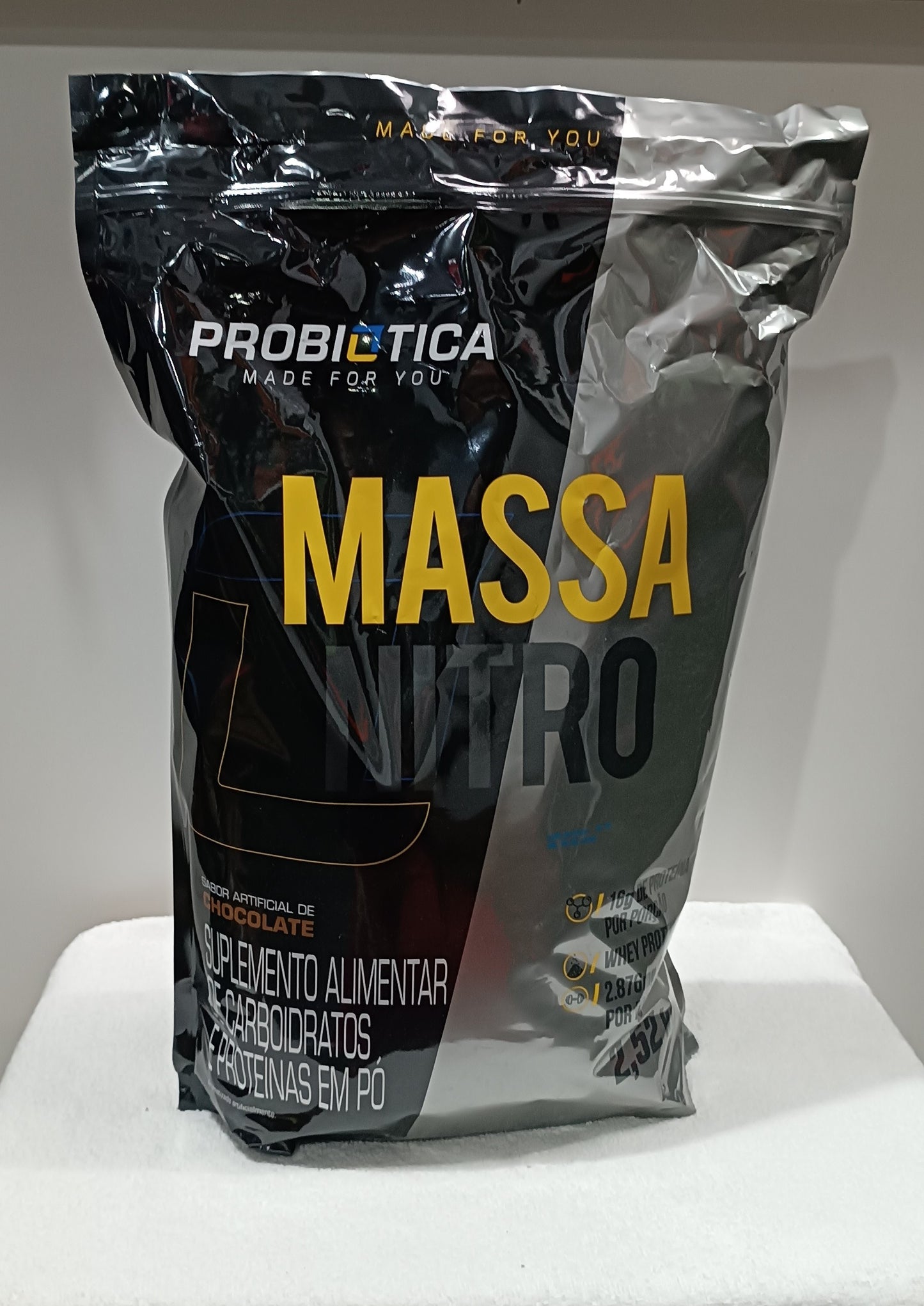 Massa Nitro Probiótica chocolate